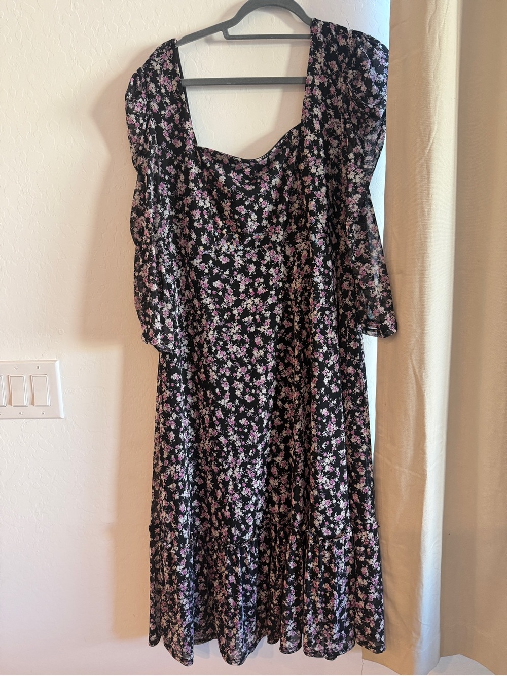 Black Floral Dress